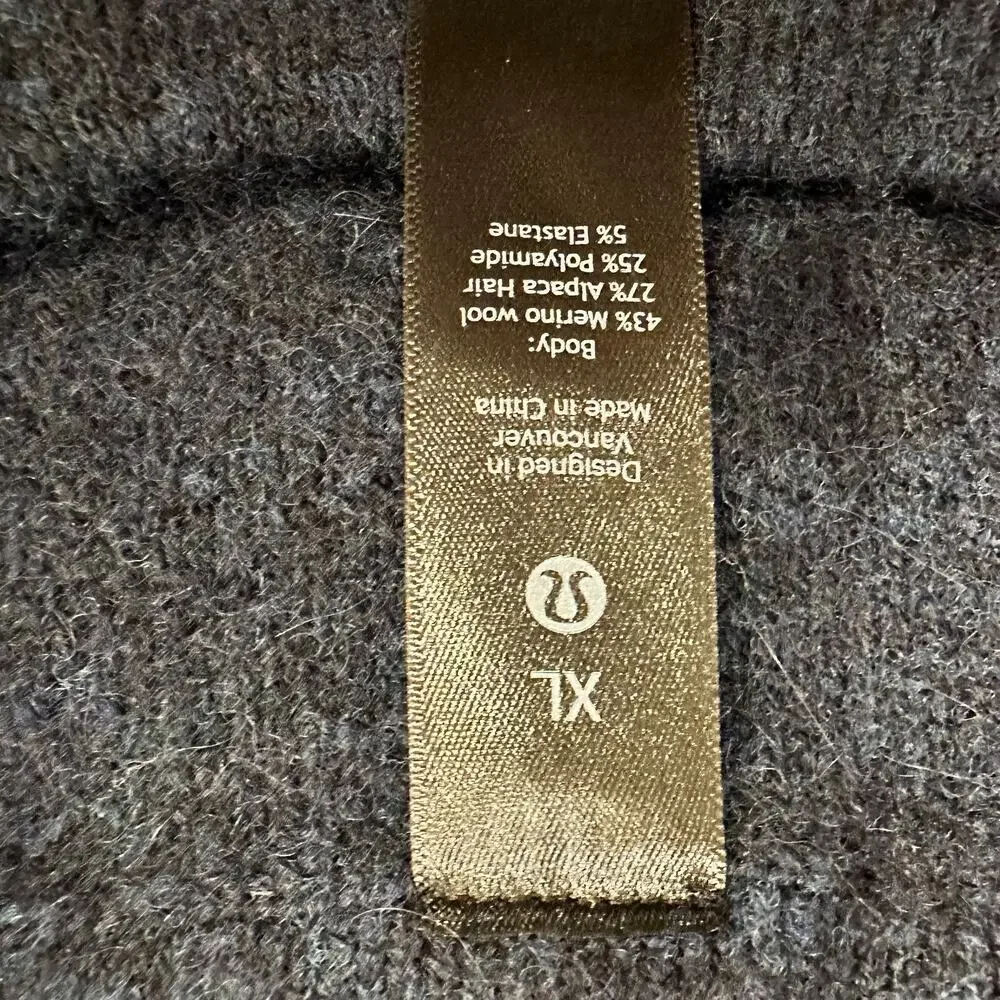 lululemon Alpaca Wool-Blend Crewneck Sweater Men’s XL